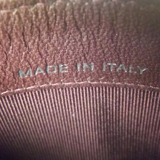 Lambskin Quilted Card Holder Black