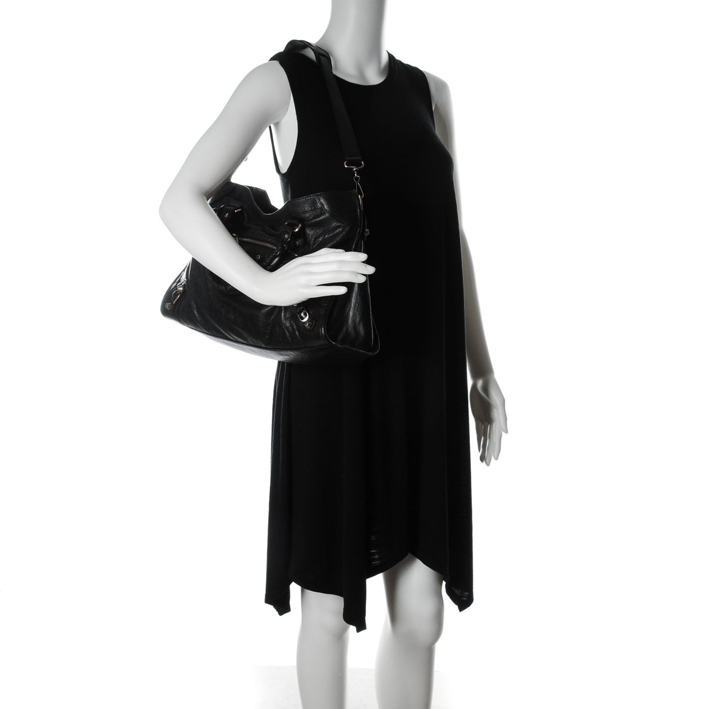 Agneau Giant 12 Rose Gold Hardware City Black