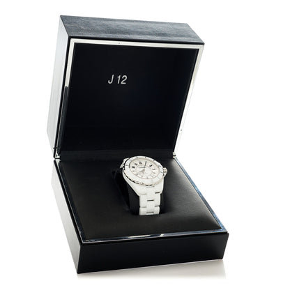 Chanel Stainless Steel Ceramic 38mm J12 Automatic Watch White 5 of 5