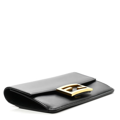 Fendi Vitello King Mini Flat Baguette Black 3 of 8