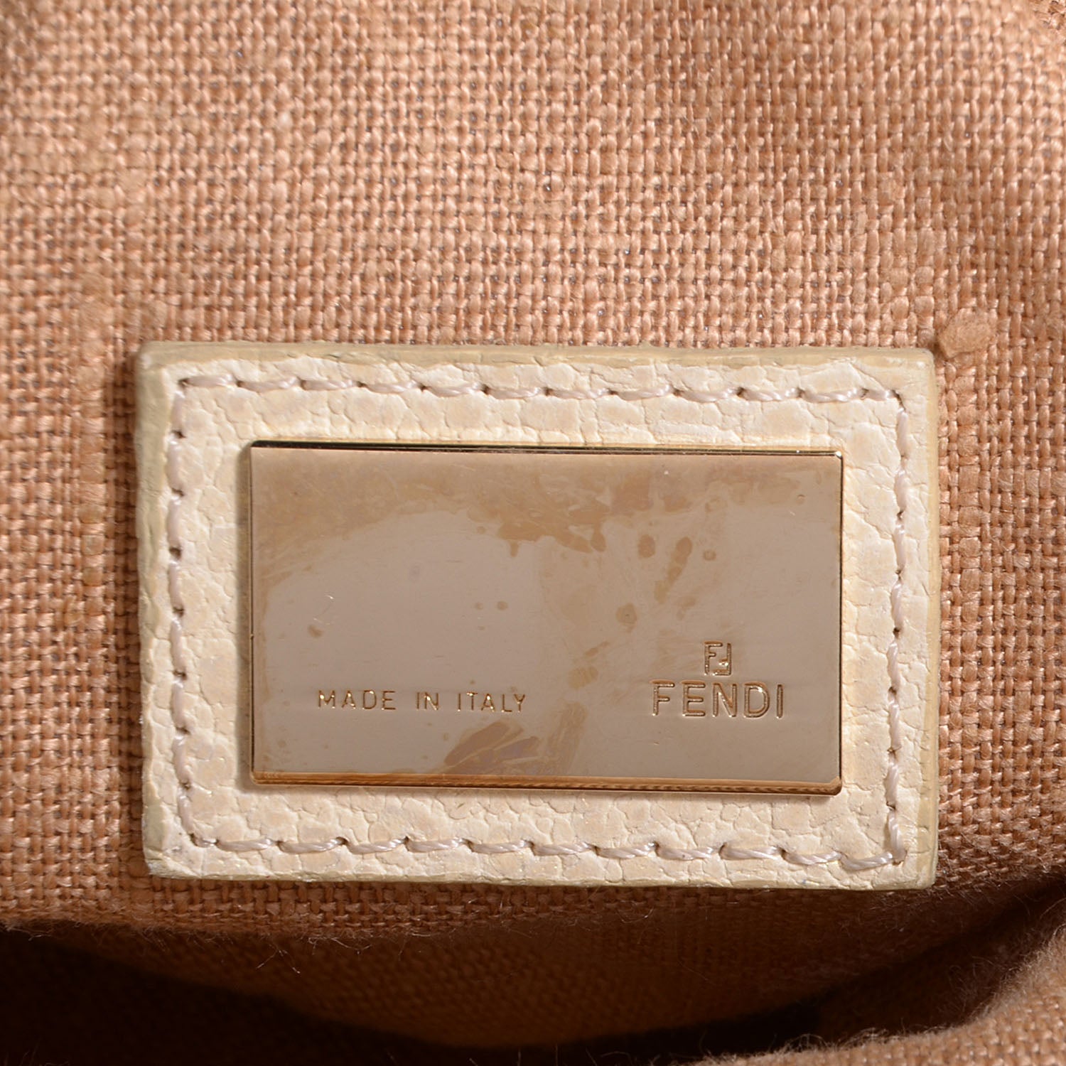 Fendi Vitello Bugatti Spy Cream Green 6 of 9