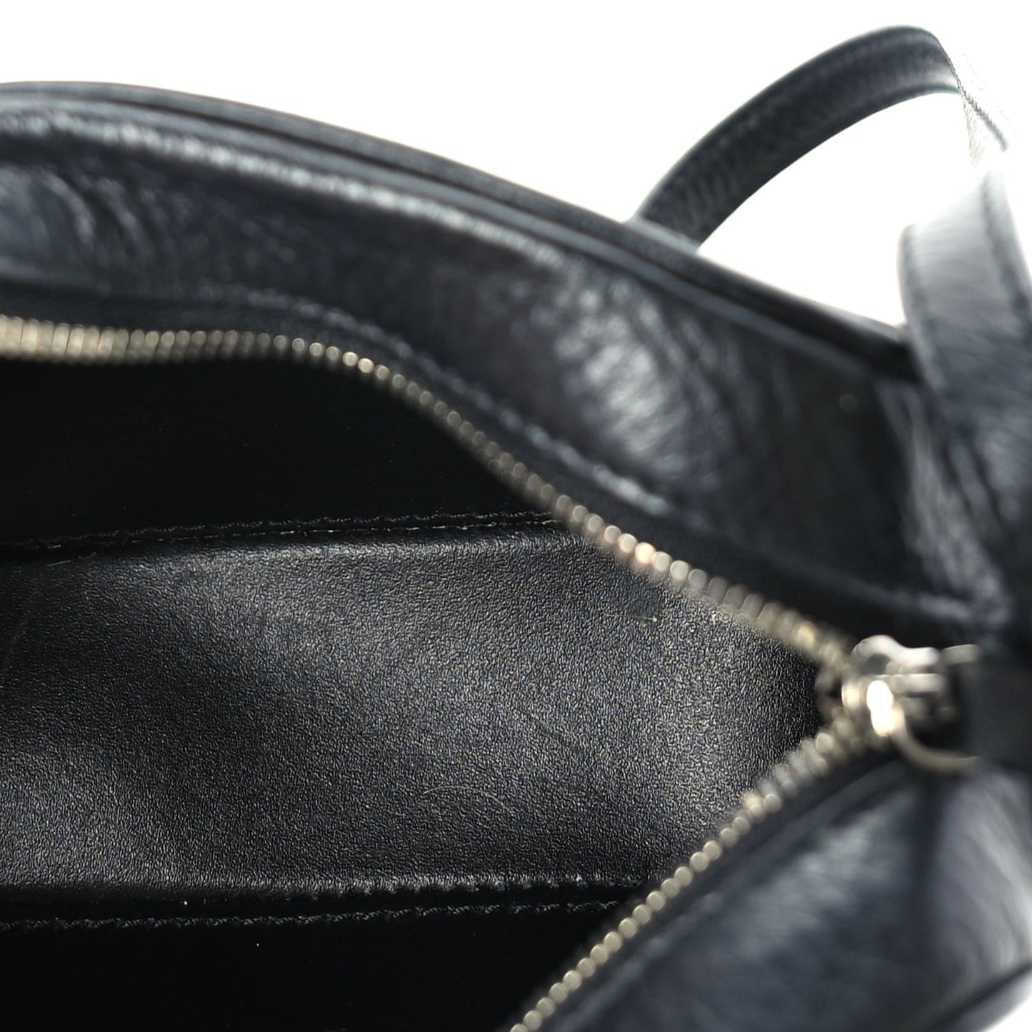 Calfskin Logo XS Everyday Camera Bag Black