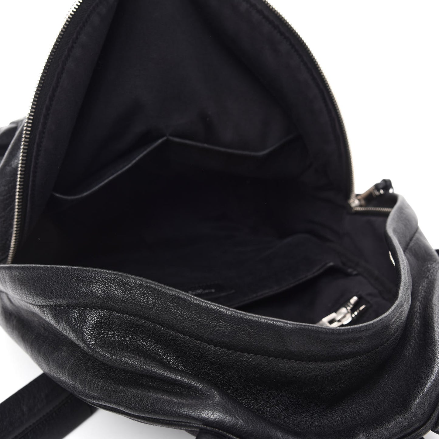 Lambskin Mini City Backpack Black