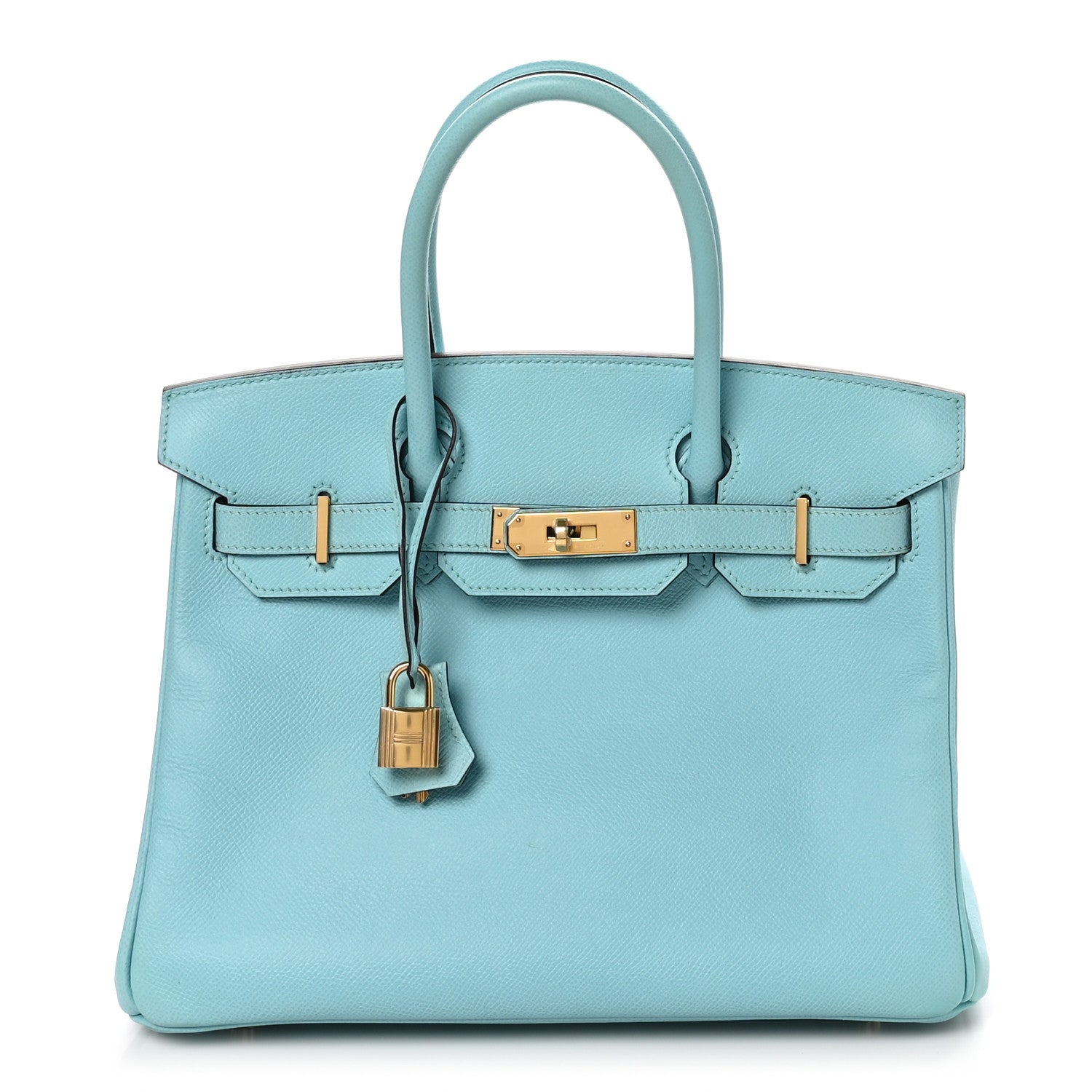 Hermes Epsom BIRKIN 30 Bleu Atoll 1 of 10