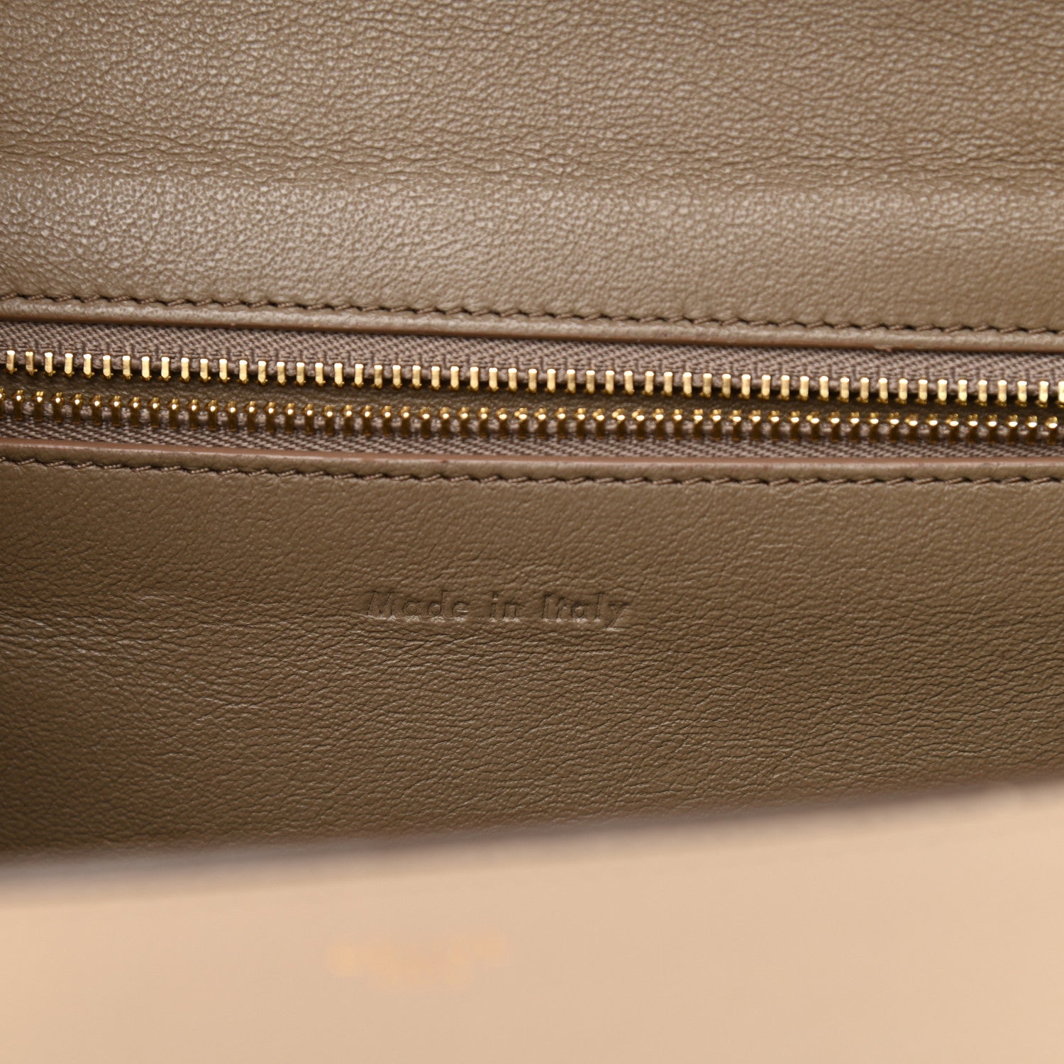 Celine Baby Grained Calfskin Medium Symmetrical Bag Taupe 9 of 15