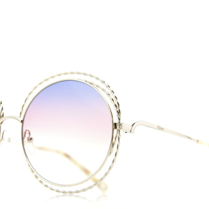 Chloe Oversized Round Carlina Sunglasses CE114ST Rainbow 5 of 7