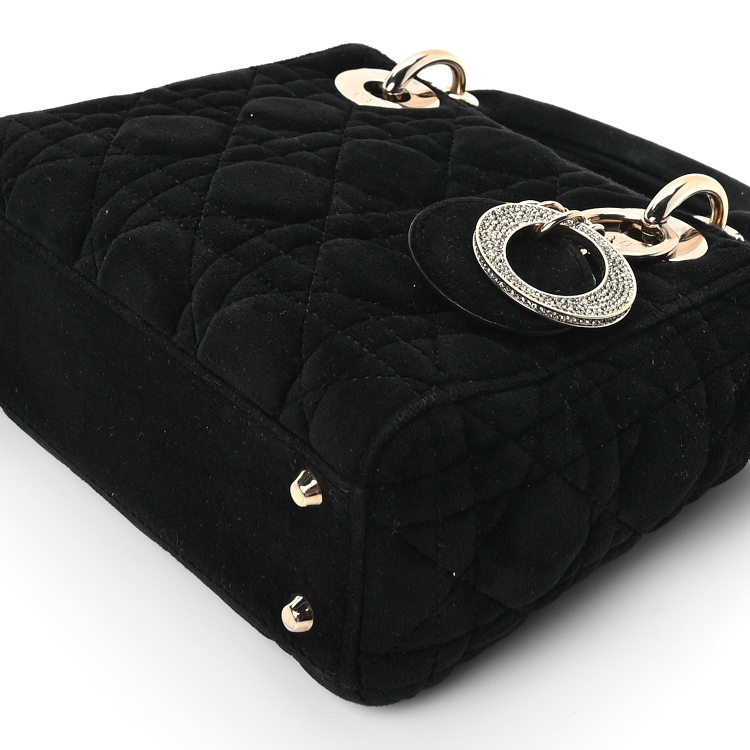 Christian Dior Velvet Mini Lady Dior Black 8 of 8