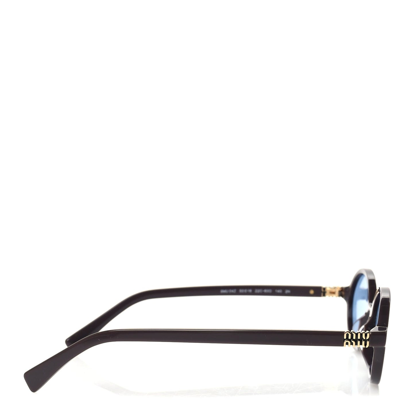 Acetate Oval Regard Sunglasses SMU04Z  Brown