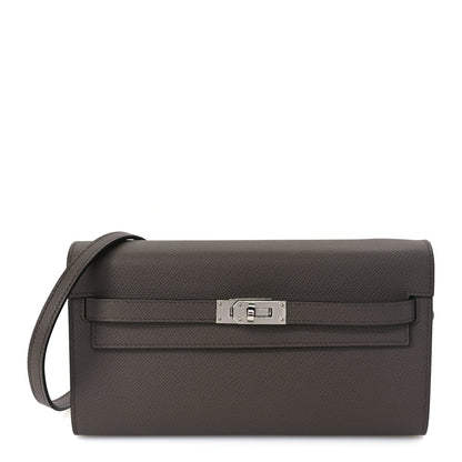 Hermes Epsom Kelly To Go Wallet Etain Etain 1 of 8