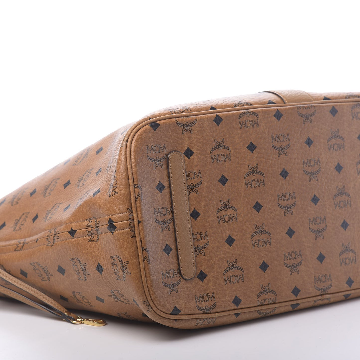 Visetos Large Liz Reversible Shopper Tote Cognac