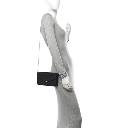 Louis Vuitton Epi Pochette Felicie Black 2 of 10