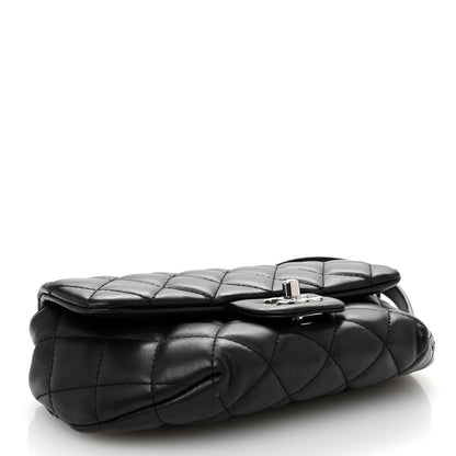 Chanel Calfskin Quilted CC Uniform Flap Belt Bag Black 4 of 7