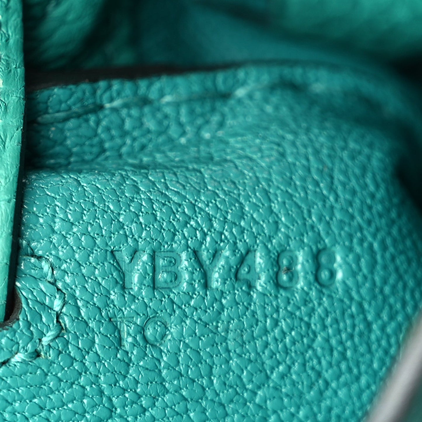 HERMES Togo Kelly Retourne 25 Vert Verone