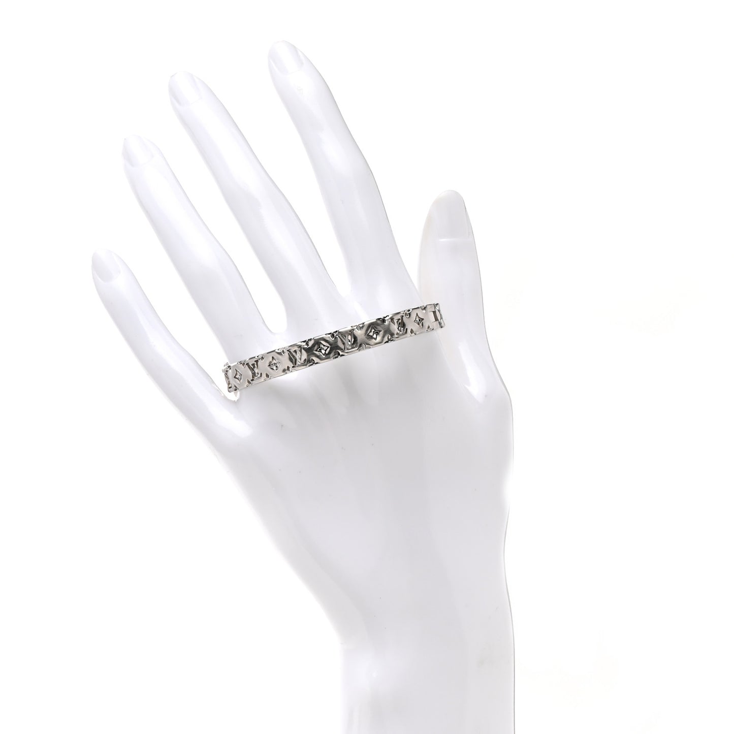 Palladium Pillow Nanogram Cuff S Silver