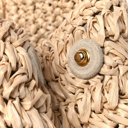 Prada Raffia Small Canapa Tote Naturale 8 of 9