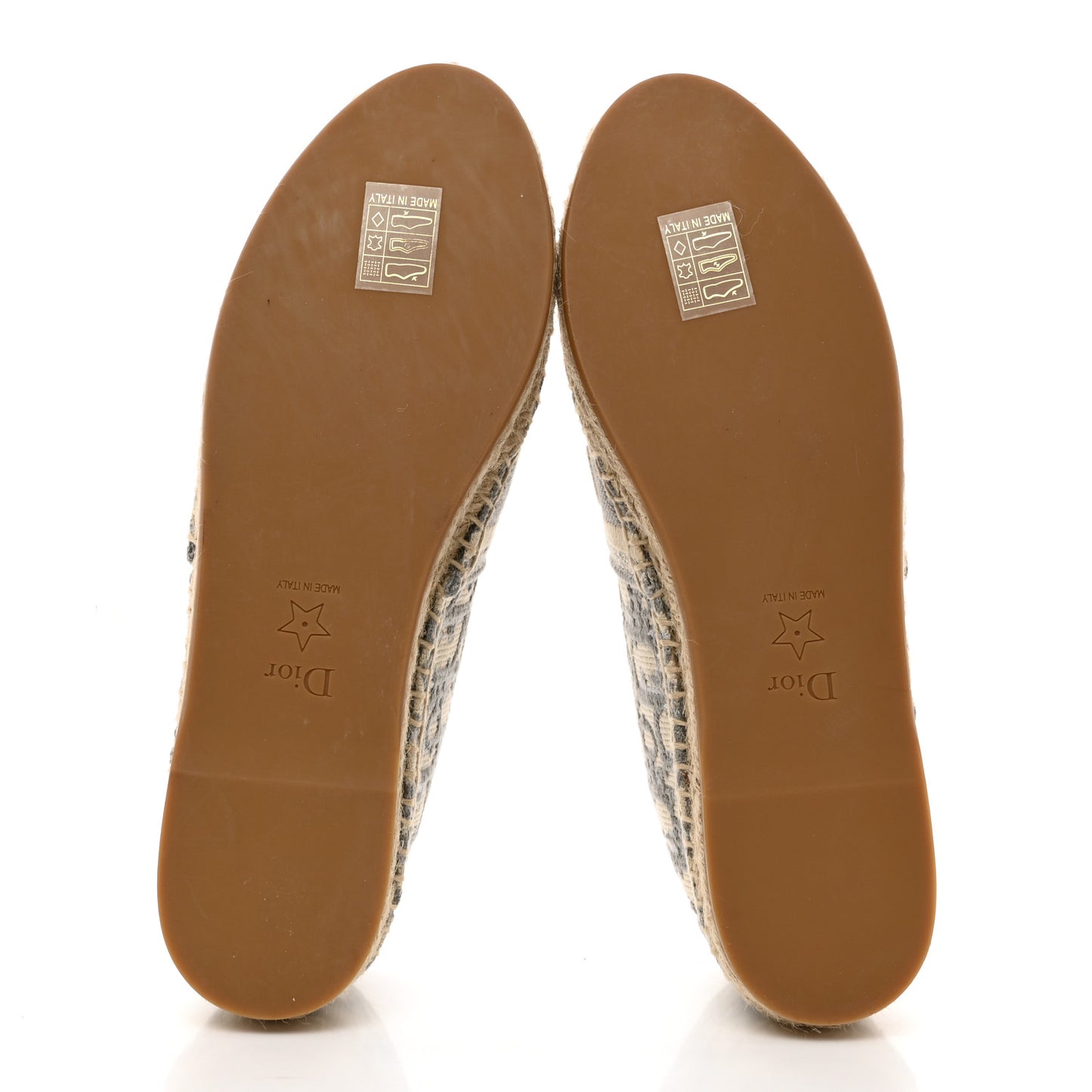 Oblique Embroidered Granville 15mm Espadrilles 37 Grey Stone