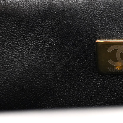 Chanel Lambskin Quilted Metal Mini Top Handle Rectangular Flap Black 7 of 10