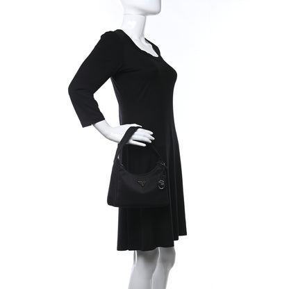 Prada Tessuto Nylon Mini Re-Edition 2000 Bag Black 2 of 9