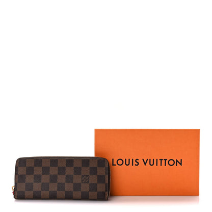 Louis Vuitton Damier Ebene Clemence Wallet Cherry 7 of 7