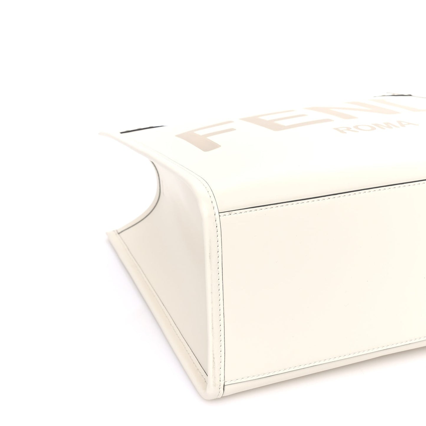 Vitello King Plexiglass Medium  Sunshine Shopper Tote White Ice