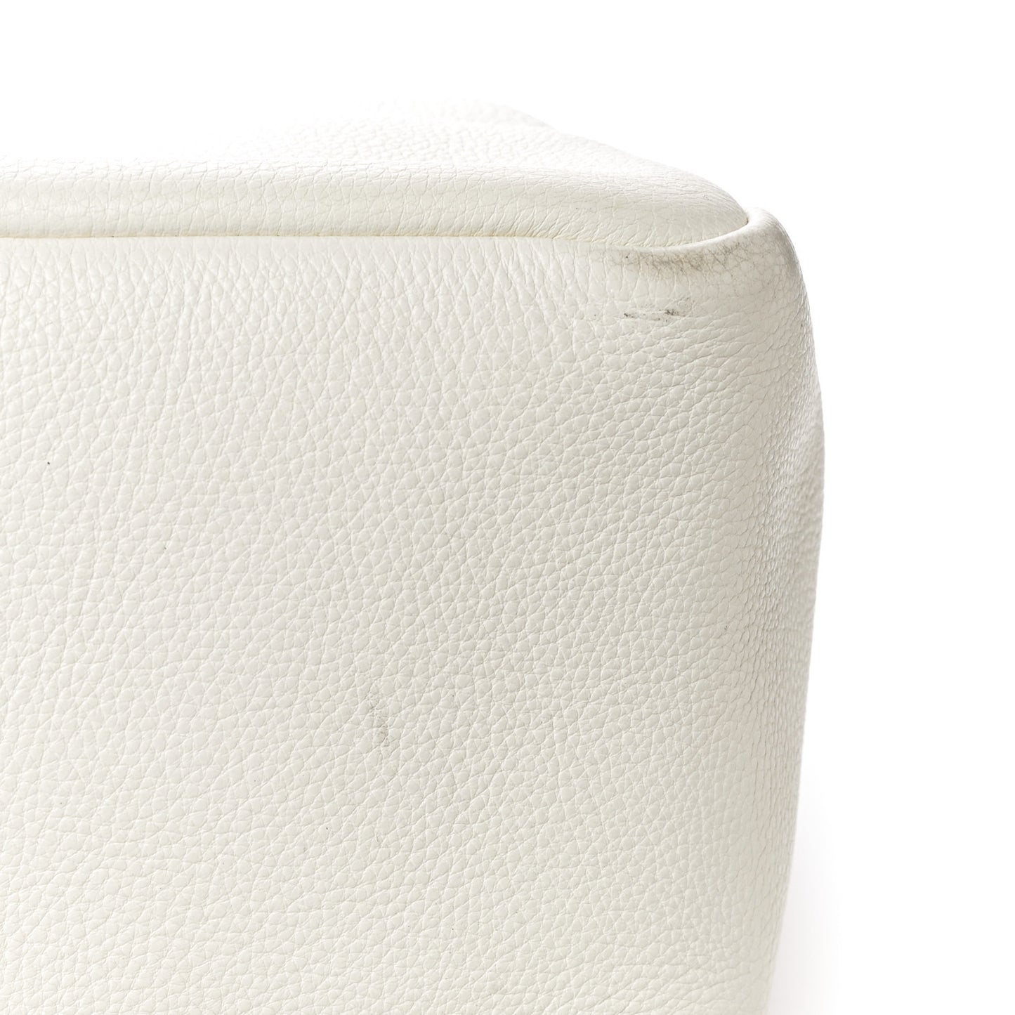 Vitello Daino Dynamique Tote White Caramel