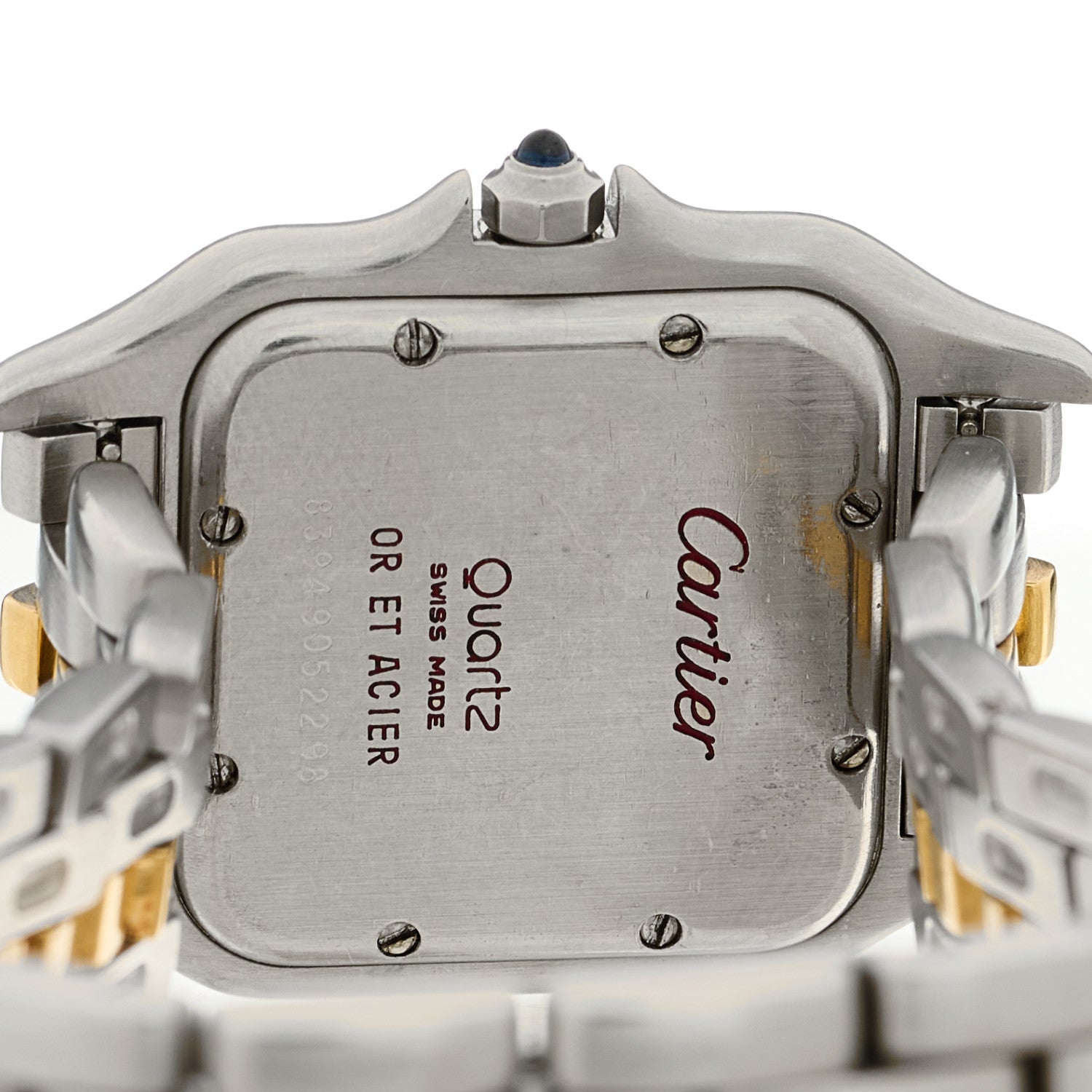 Cartier Stainless Steel 18K Yellow Gold 27mm Panthere Quartz Watch 4 of 4