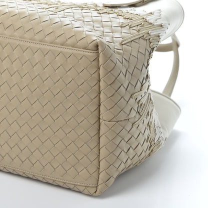Bottega Veneta Nappa Intrecciato Medium Flow Wave Tote Mink Mist 6 of 8