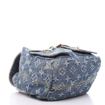 Louis Vuitton Denim Sac a Dos Backpack PM Blue 3 of 11