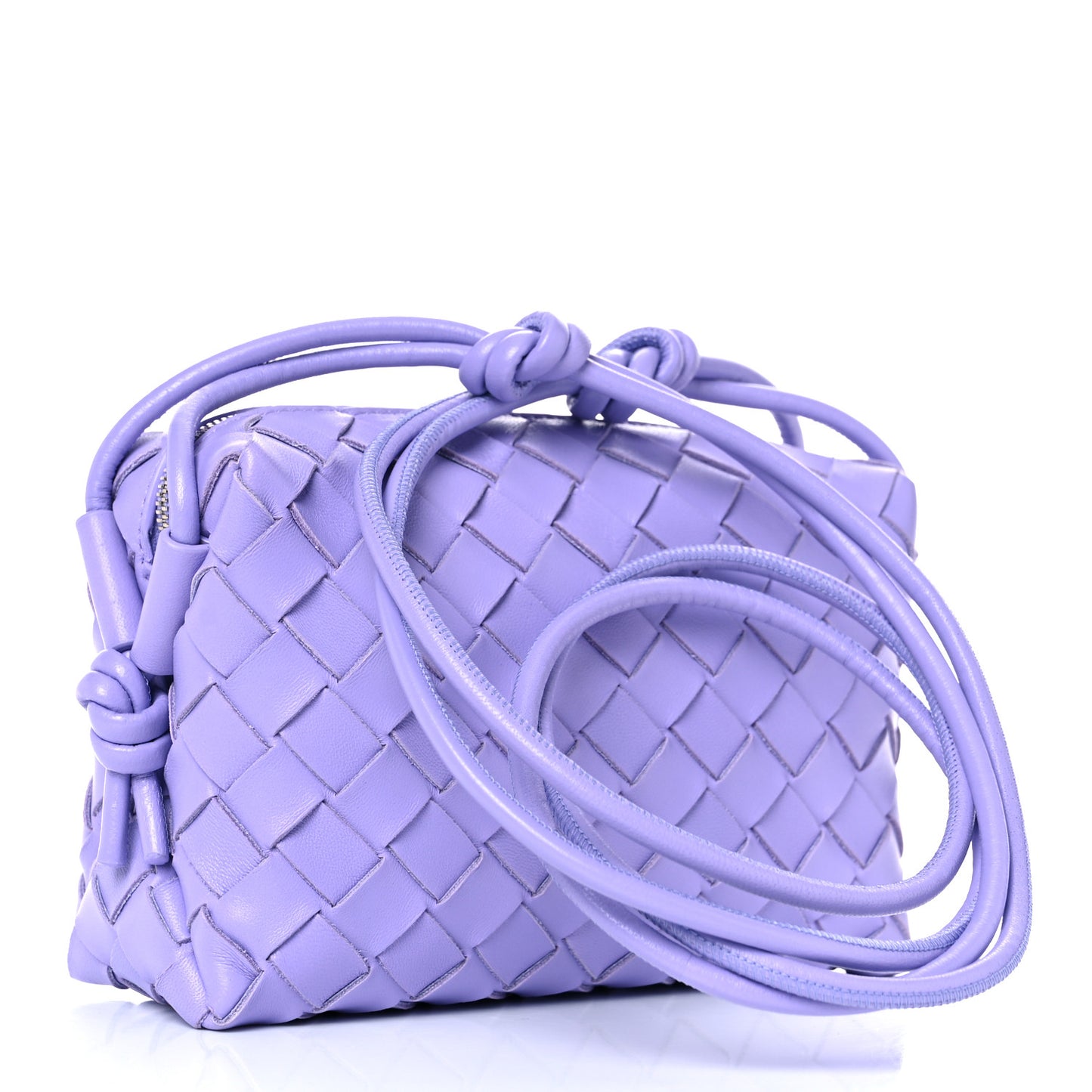 Nappa Intrecciato Mini Loop Camera Bag Wisteria