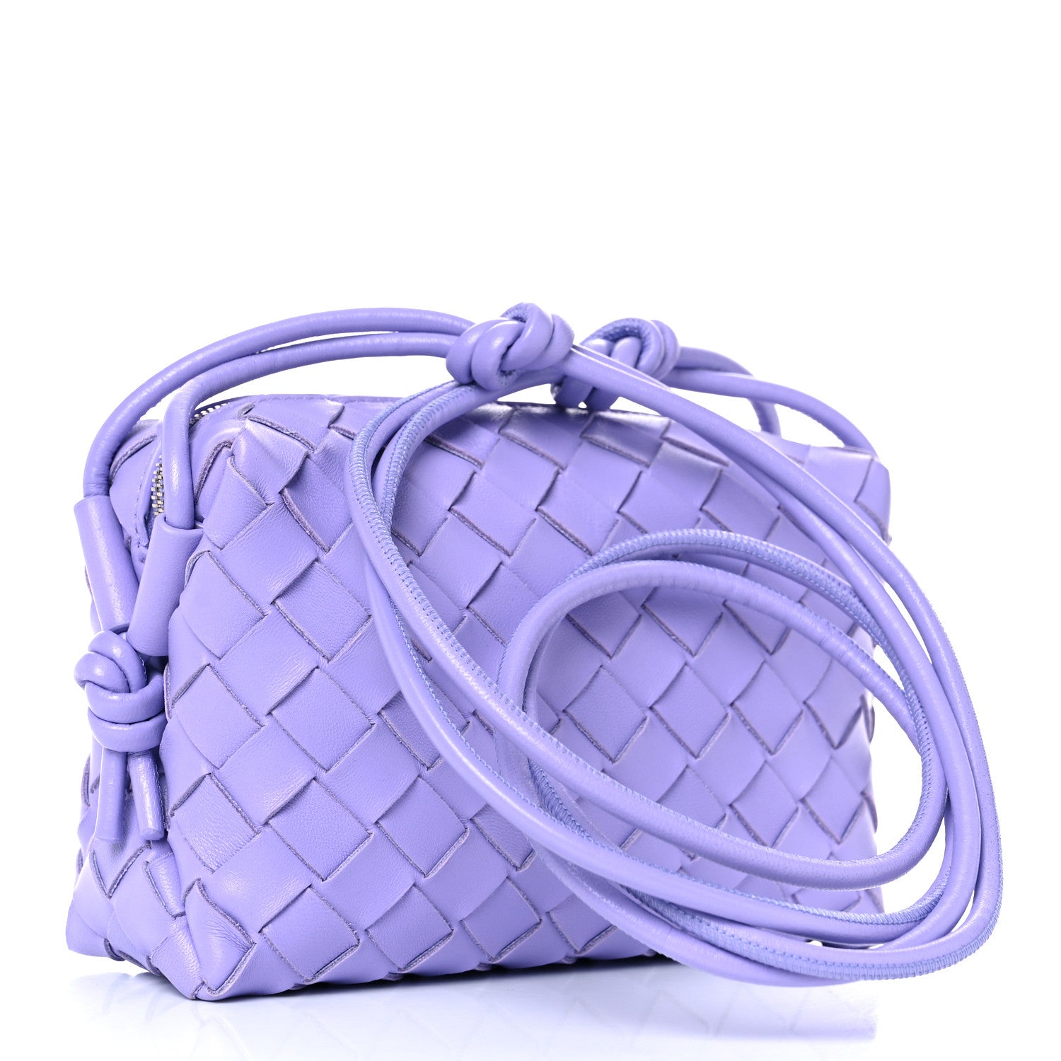 Bottega Veneta Nappa Intrecciato Mini Loop Camera Bag Wisteria 3 of 8