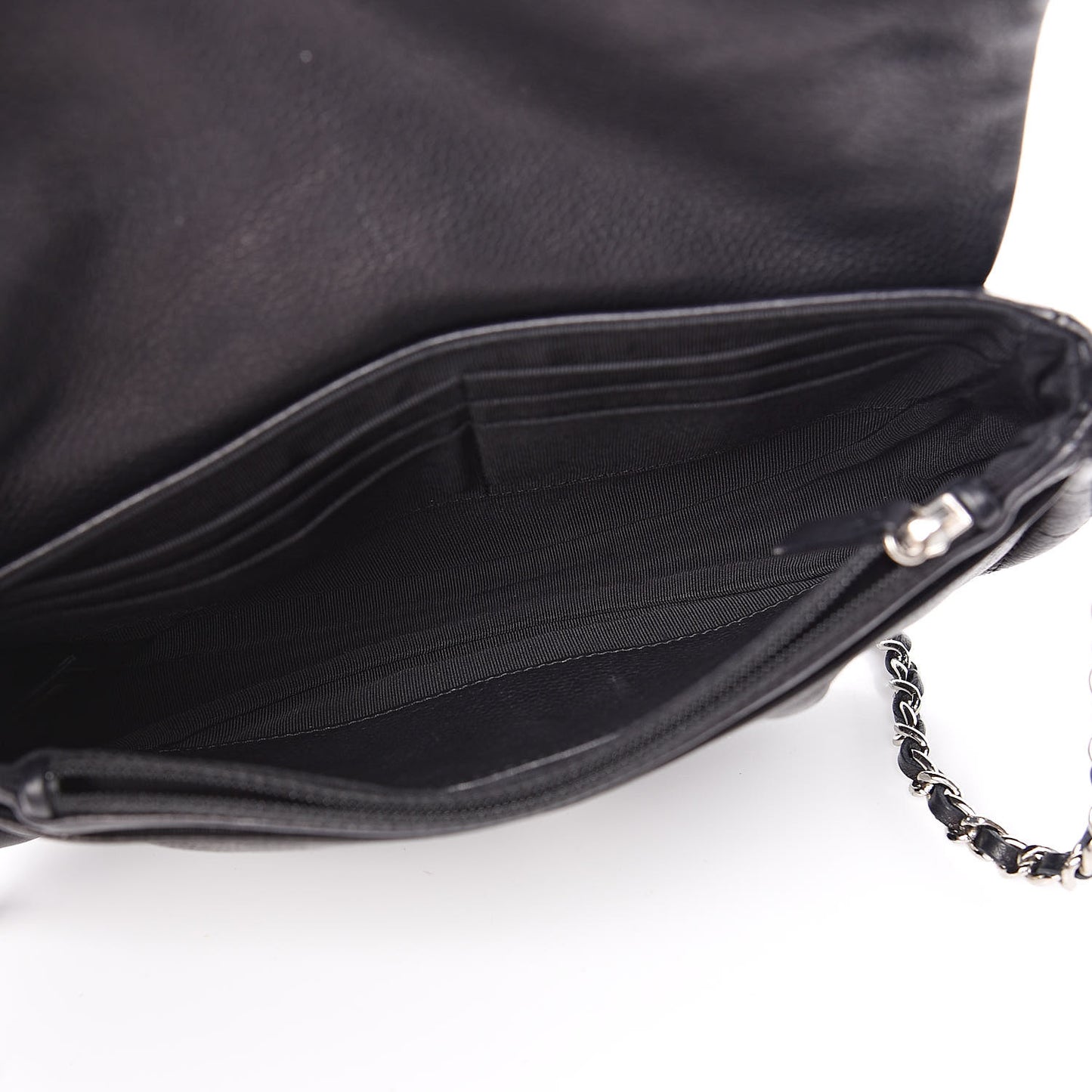 Caviar Half Moon Wallet On Chain WOC Black