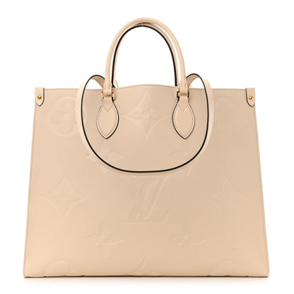 Louis Vuitton Empreinte Monogram Giant Onthego GM Creme 1 of 10