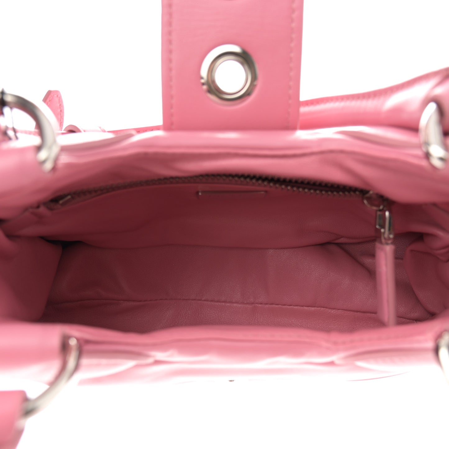 Nappa Soft Padded Re-Edition 2002 Moon Bag Geranio