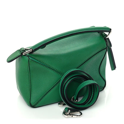 Loewe Calfskin Mini Puzzle Bag Jungle Green 2 of 8