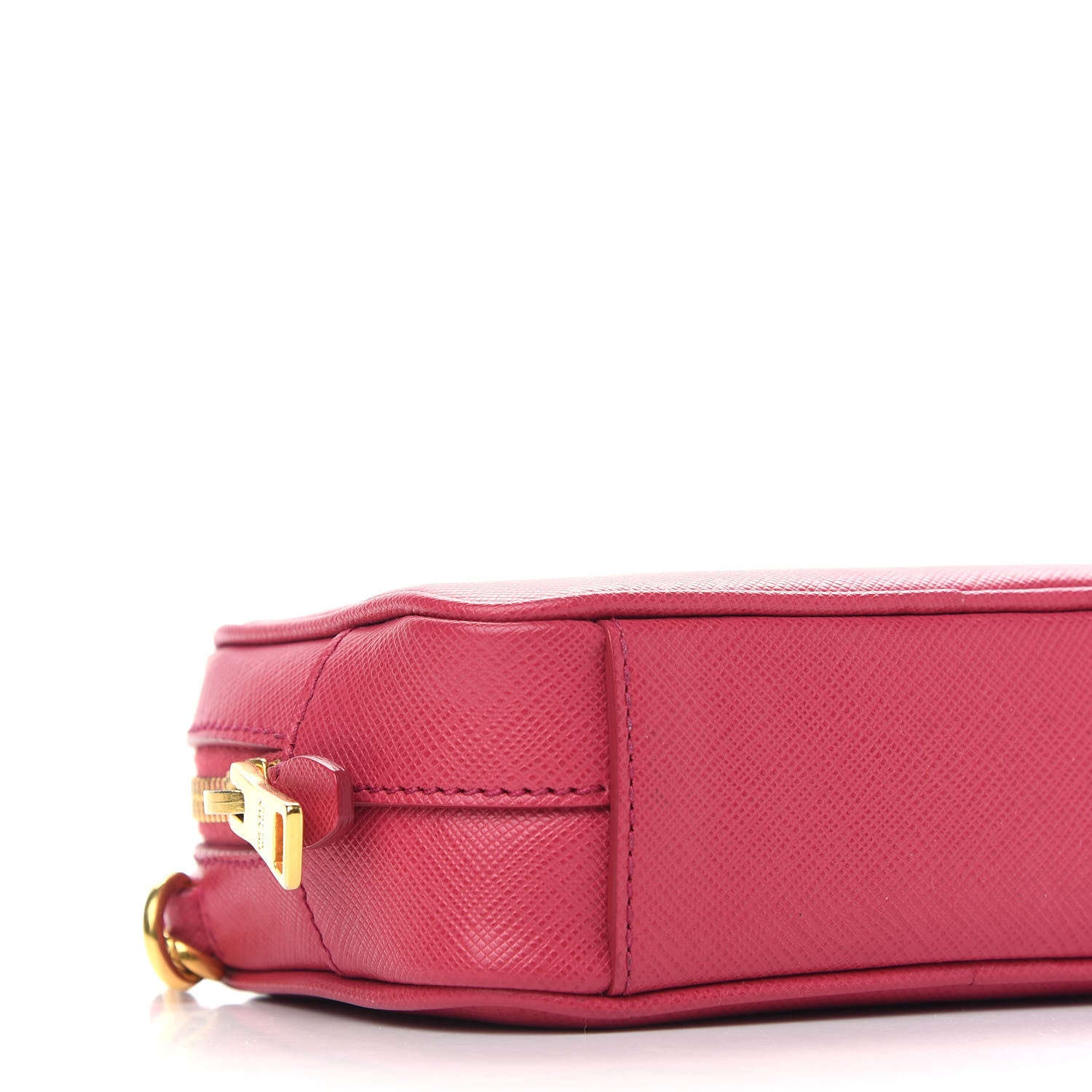 Prada Saffiano Mini Camera Crossbody Bag Peonia 8 of 10