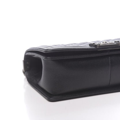 Chanel Caviar Quilted Medium Boy Flap Black 9 of 11