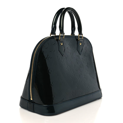 Louis Vuitton Vernis Alma PM Blue Nuit 3 of 6