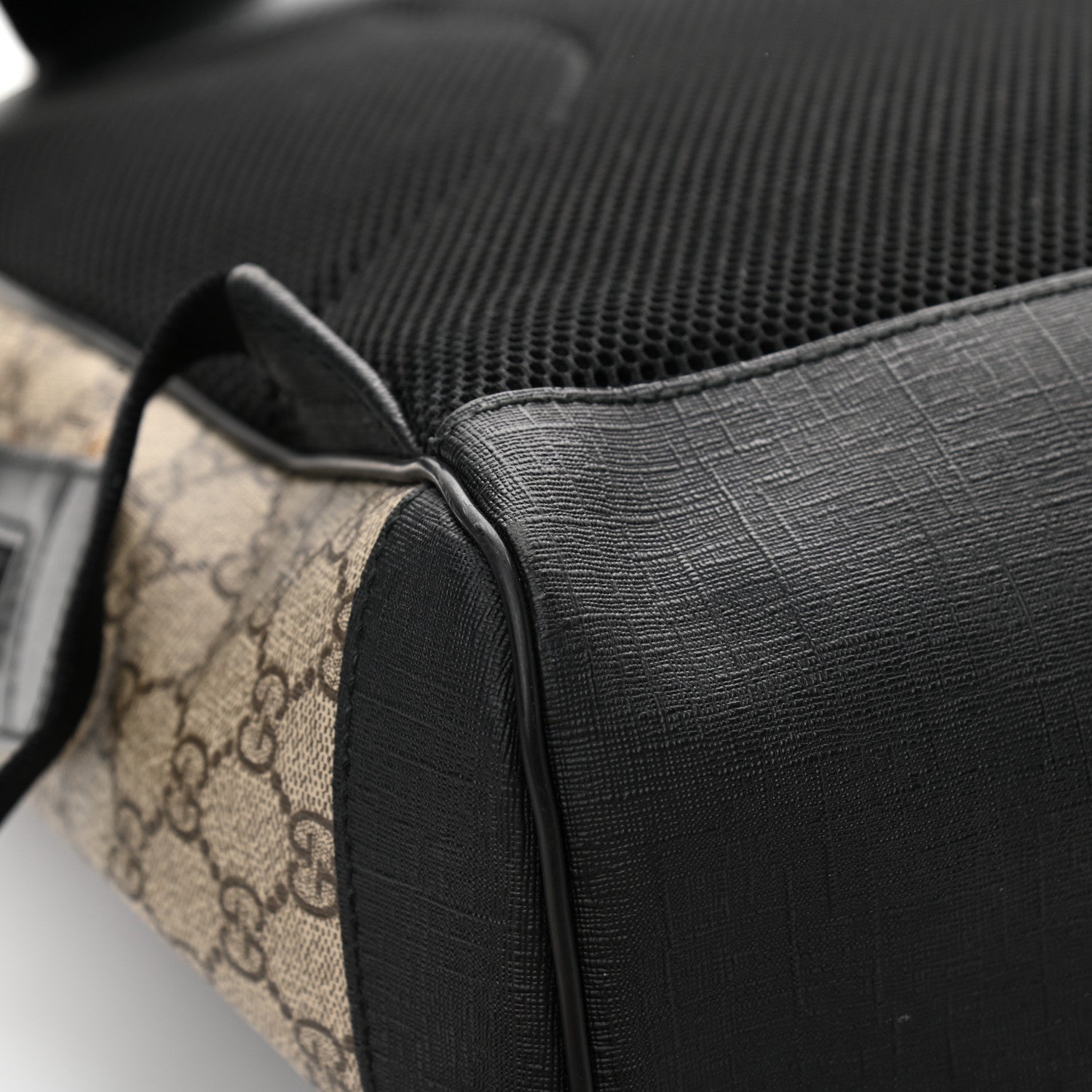 Gucci GG Supreme Monogram Medium Backpack Black 12 of 13