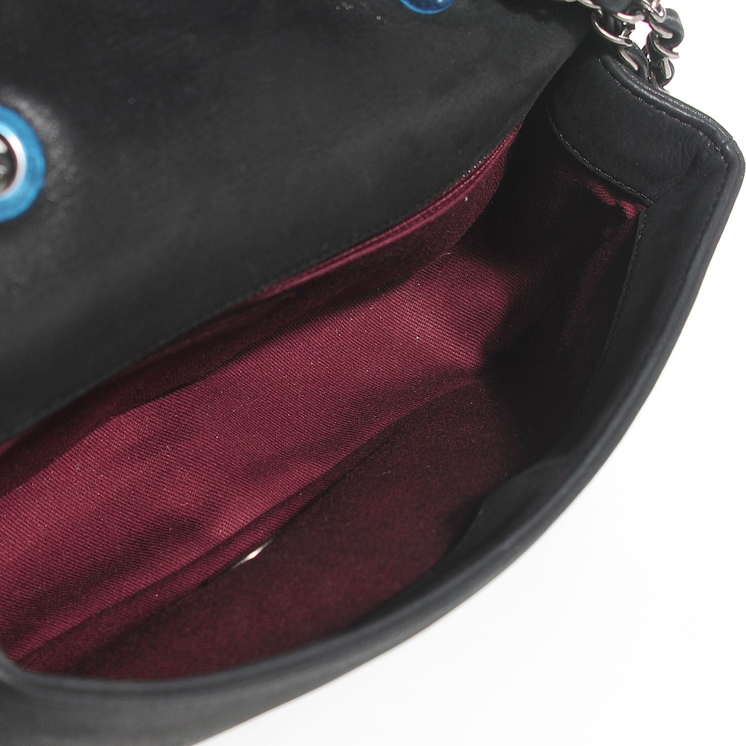 Chanel Calfskin Diamond Embossed New Chic Flap Black 5 of 9