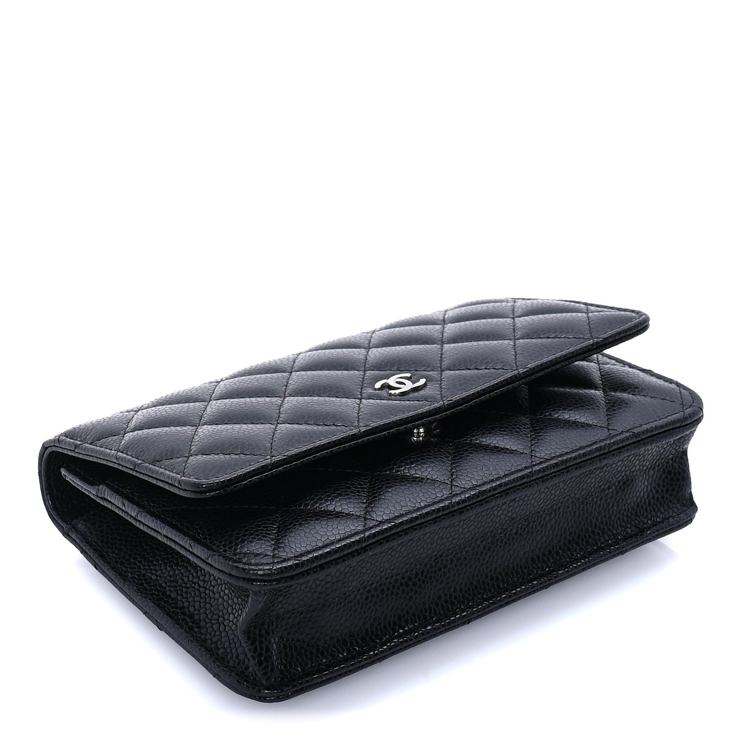 Chanel Caviar Quilted Wallet on Chain WOC  Black 8 of 9