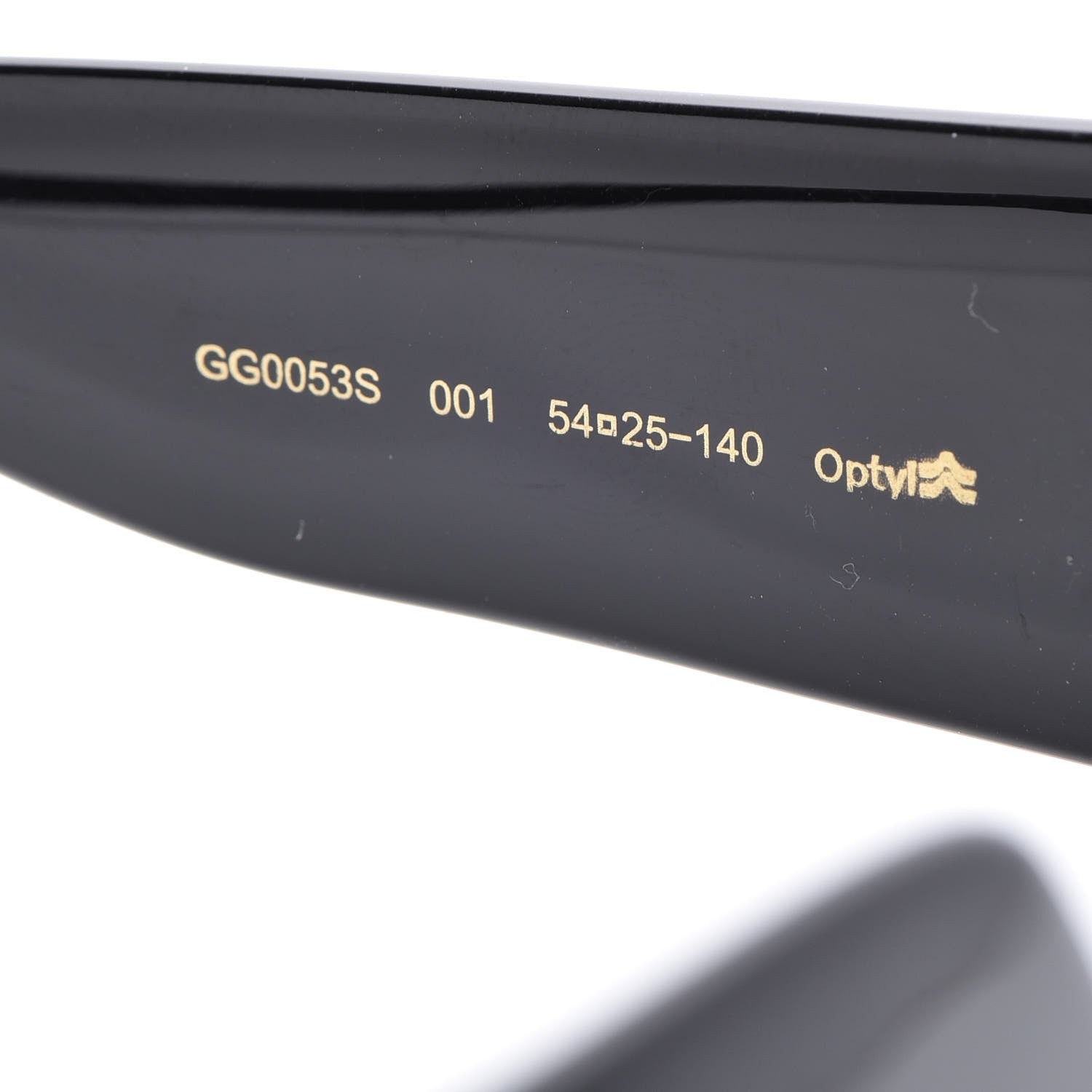 Gucci Acetate Square Frame Sunglasses GG0053S Black 6 of 8