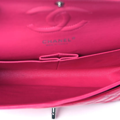 Chanel Patent Quilted Medium Double Flap Pink 4 of 10