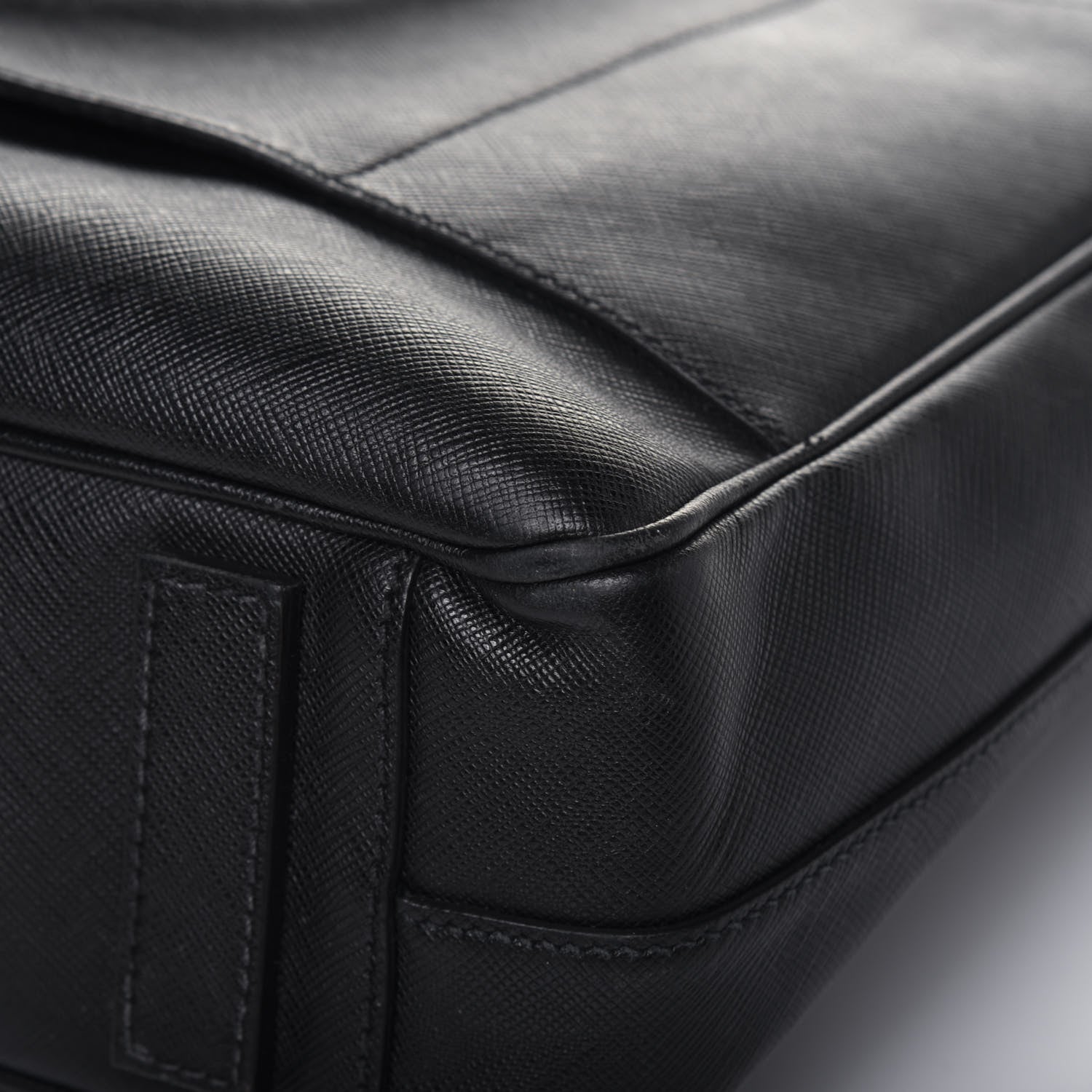 Prada Saffiano Travel Briefcase Nero Black 17 of 21