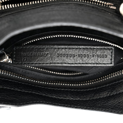 Balenciaga Agneau Classic Silver Hardware Mini City Black 7 of 11