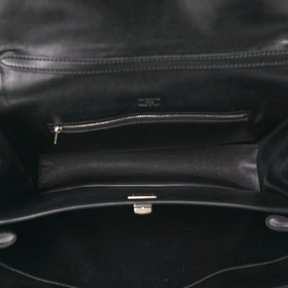 Balenciaga Natural Smooth Calfskin Medium Rodeo Top Handle Handbag Black 4 of 8