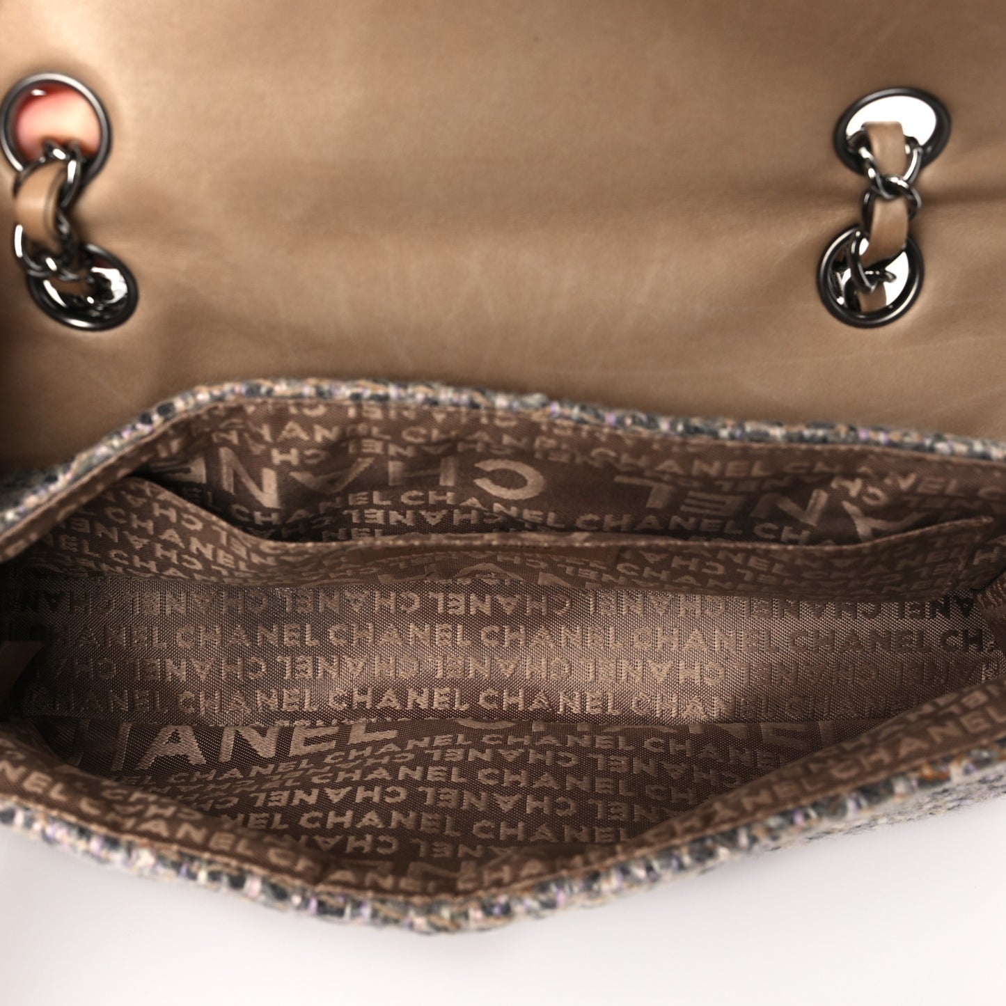 Tweed Small Fantasy Flap Grey