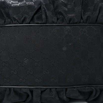 Gucci Monogram Large Jockey Hobo Black 17 of 25
