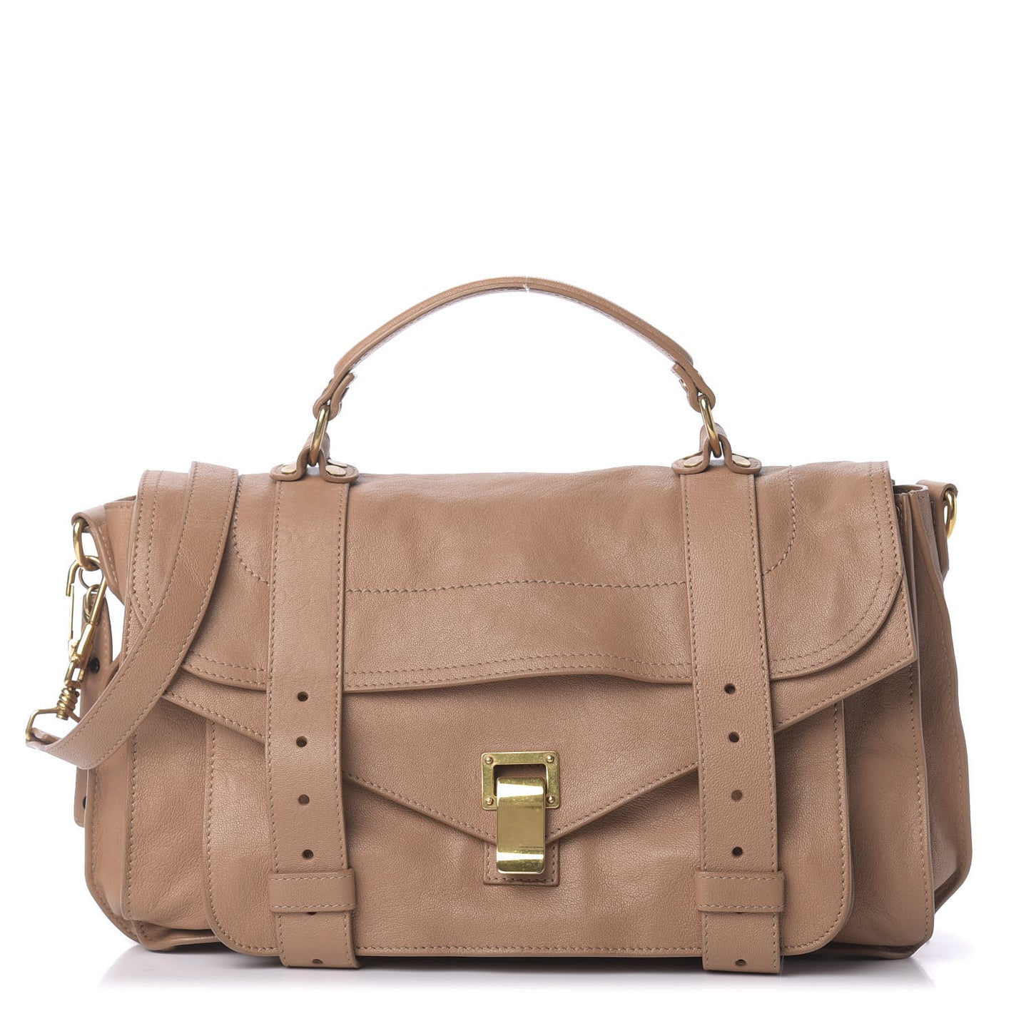 Lambskin Medium PS1 Satchel Sahara