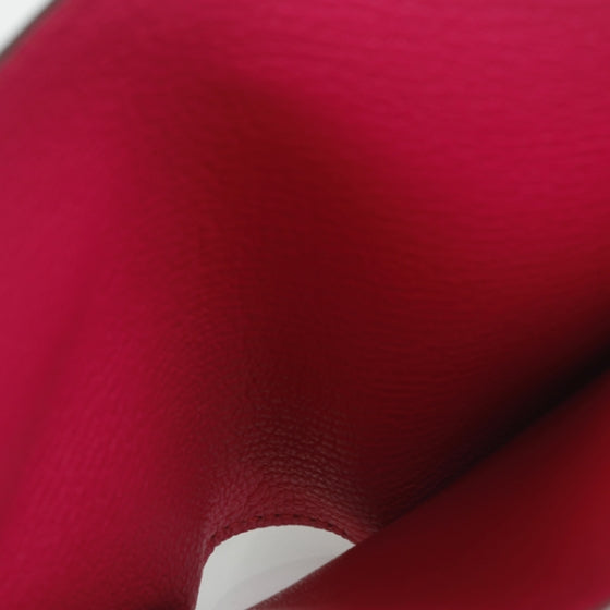 Chevre de Coromandel Medium Kelly Wallet Fuchsia