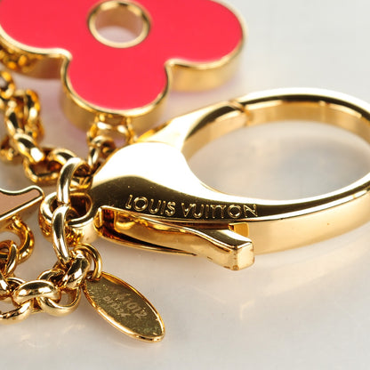 Louis Vuitton Fleur De Monogram Bag Charm Pink 3 of 6